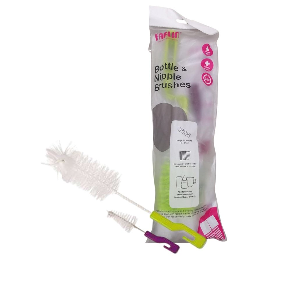 FARLIN – Goupillons Embout Eponge 2 Pieces