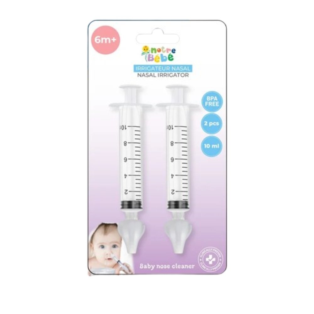 NOTRE BEBE – Seringue Irrigateur Nasal 2 Pieces