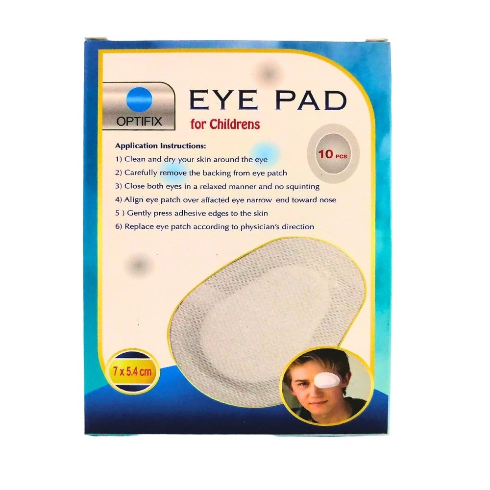 OPTIFIX – Eye Pad Enfantts 7*5.4cm 10 Pieces