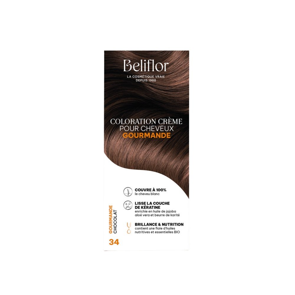 BELIFLOR – Coloration N?34 Gourmande Chocolat