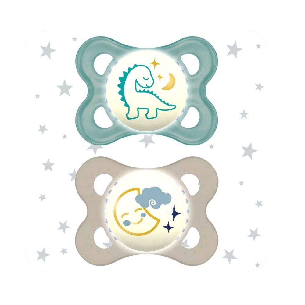 MAM BABY – 2 Sucette Night 0-6m