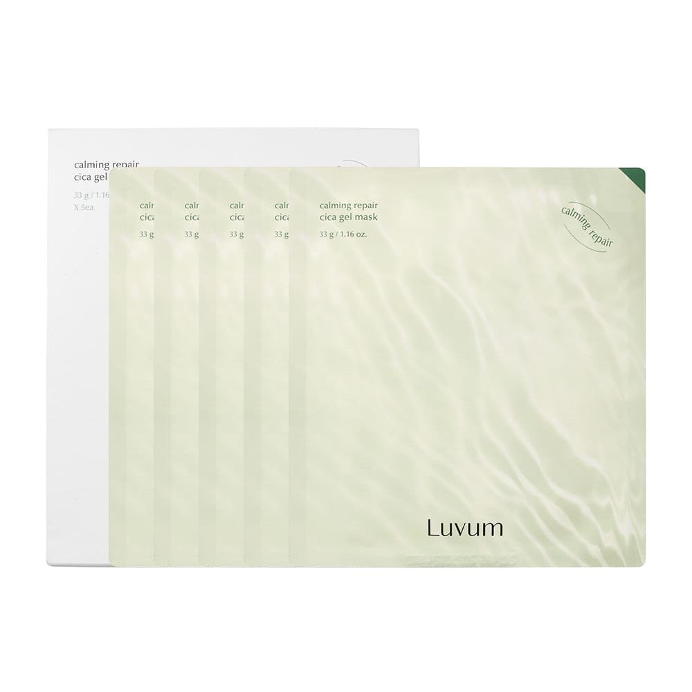 Luvum Calming Repair Cica Gel Mask Pack de 5