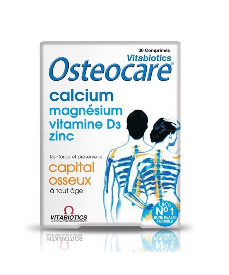 Vitabiotics Osteocare Calcium Magnesium Zinc et Vitamine D3 30 COMPRIMES