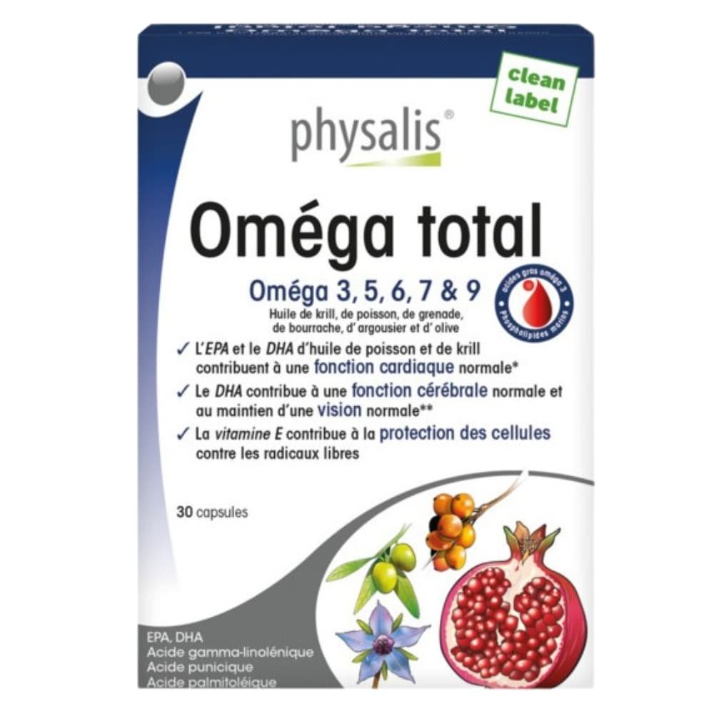Physalis Oméga Total 3.5.6.7.9 30 Capsules