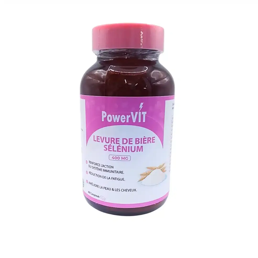 POWERVIT Levure de Bière Sélénium 400mg