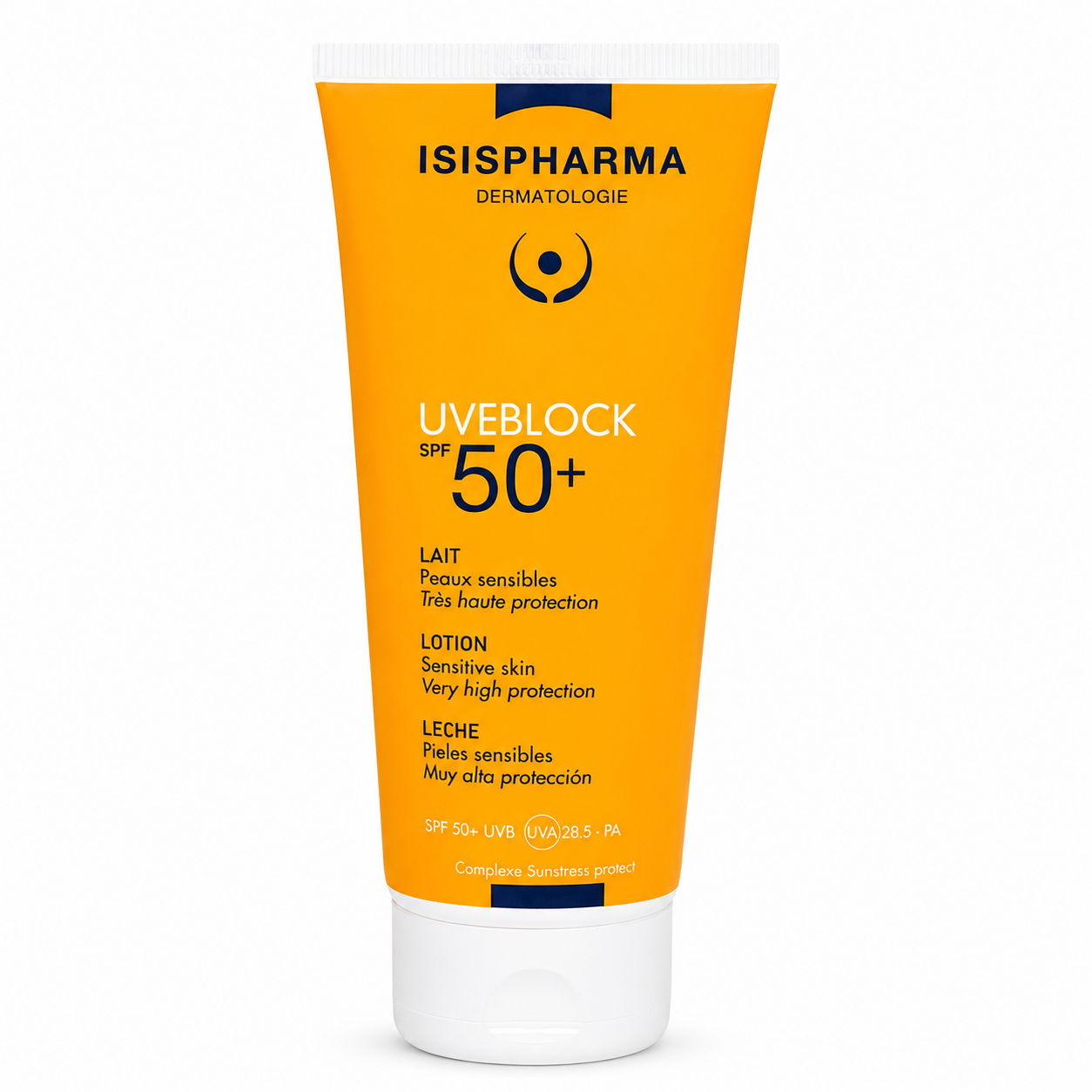 Isispharma Uveblock SPF 50+ Lait Peaux Sensibles 100 ml