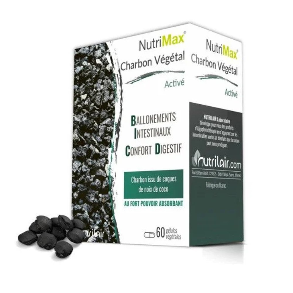 NUTRILAIR – Chabon Vegetal Active – 60 gelules