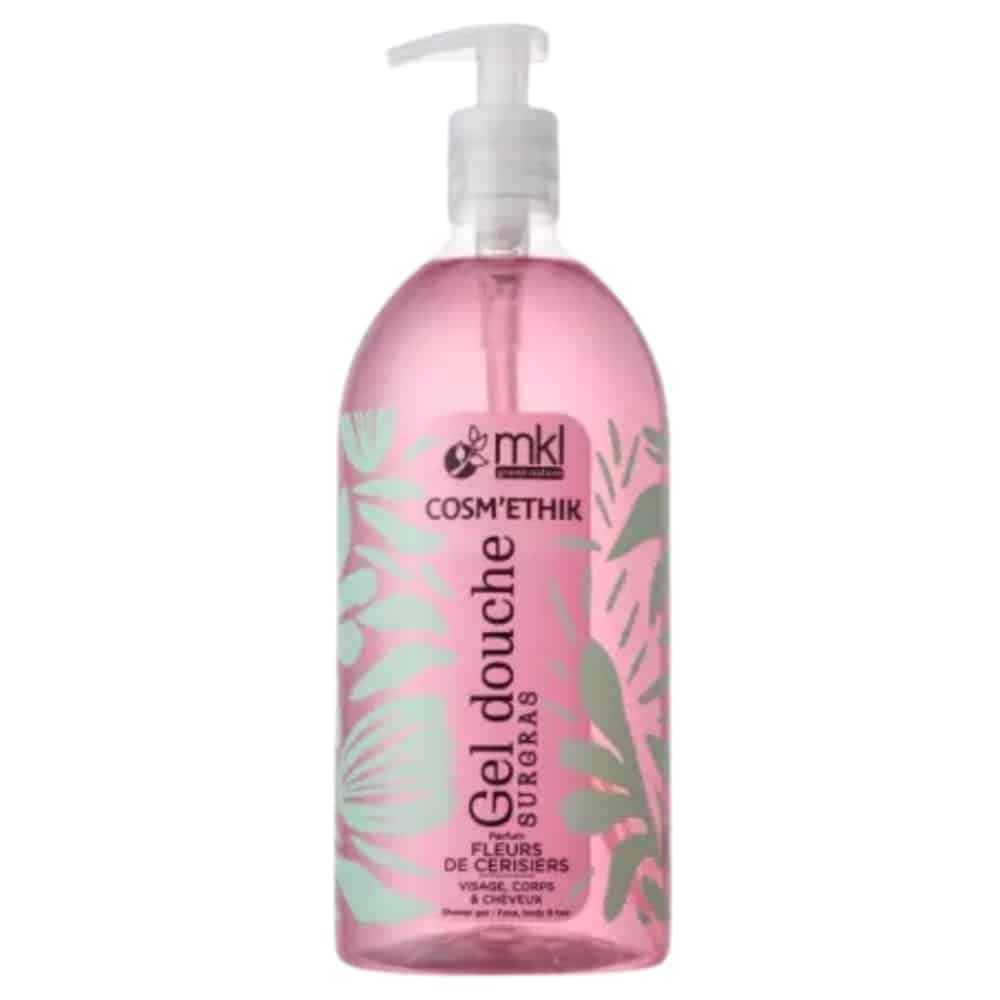 MKL Cosm'ethik Gel Douche Fleurs de Cerisiers Bio 1L