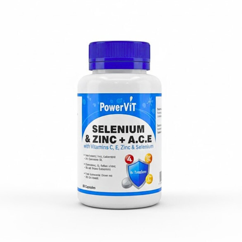 POWERVIT Selenium & Zinc +A.C.E 60 Gélules