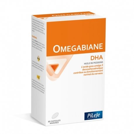 Pileje Omegabiane Dha 80 CAPSULES