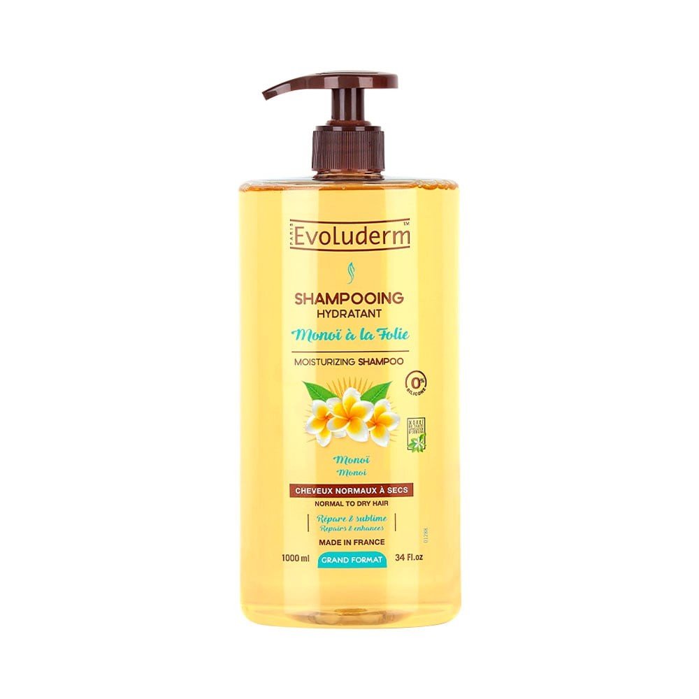 EVOLUDERM Shampoing Monoï A La Folie 1L