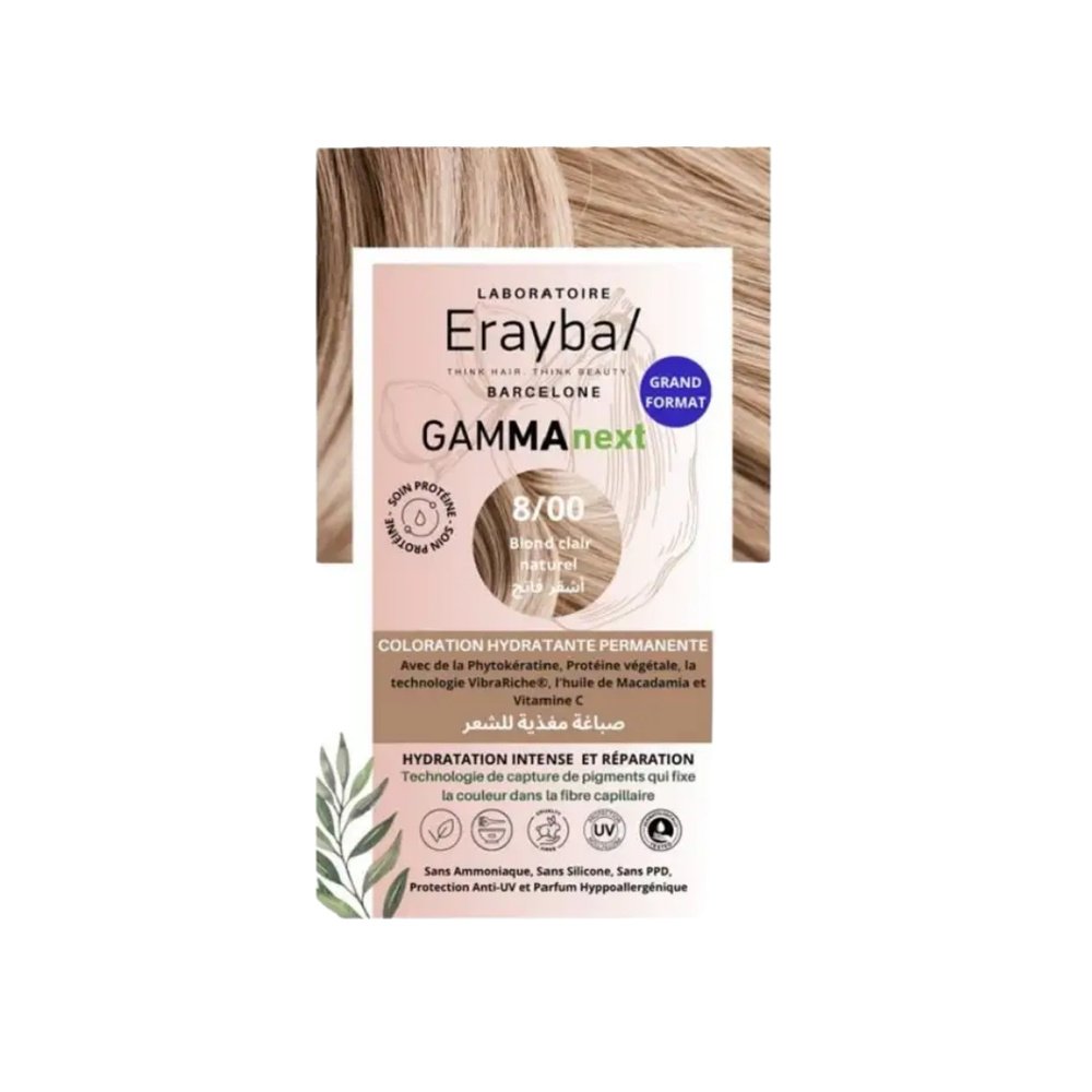 ERAYBA – Gamma Next Coloration 8/00 Blond Clair Natural