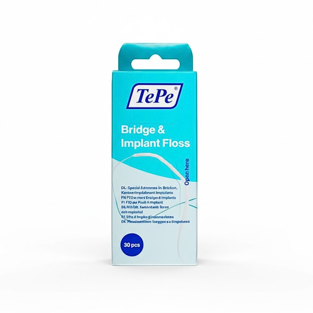 TEPE – Tepe Fil Dentaire pour Bridge et Implant – 30u