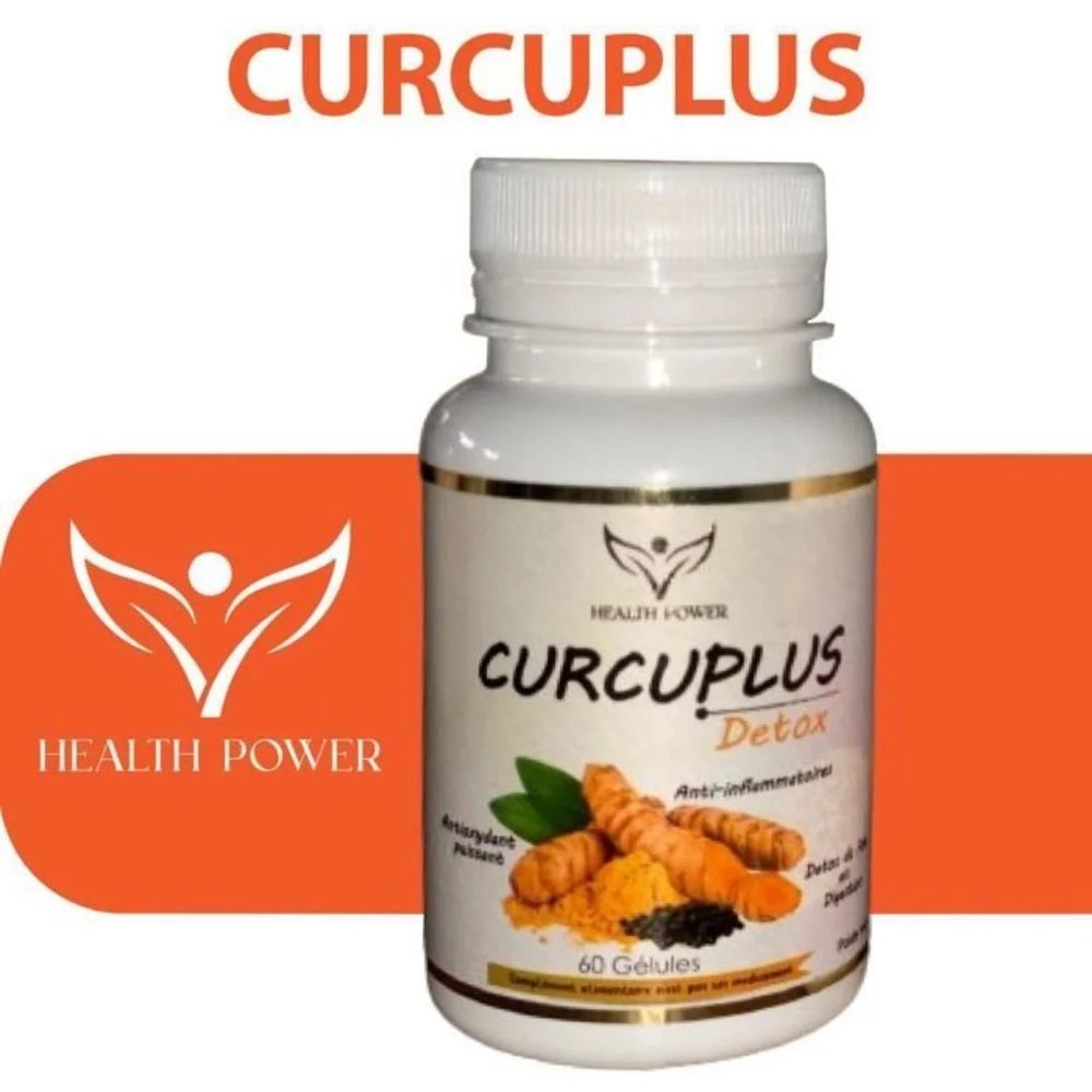 HEALTH POWER – Curcuplus Detox – 60 gelules