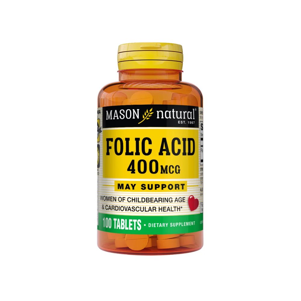 MASON NATURAL – Folic Acid 400mg