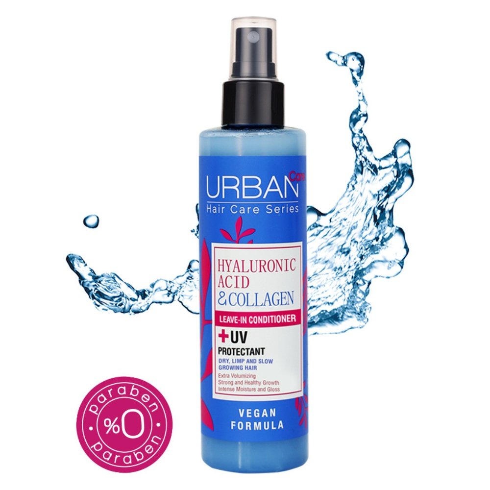 URBAN CARE – Hyaluronic Acid et Collagen Leave-In – 200ml