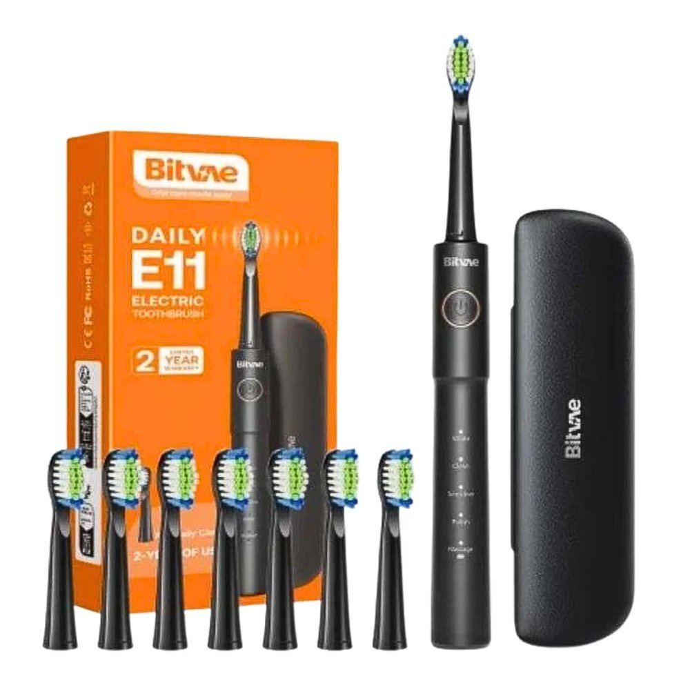 Bitvae Daily E11 Brosse a Dents Electrique 8 Tetes