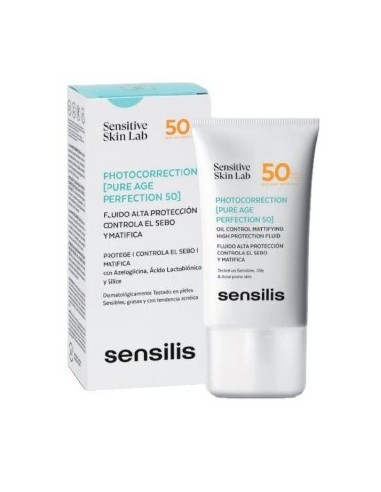 SENSILIS PHOTOCORRECTION PURE AGE PERFECTION 50+ ECRAN SOLAIRE 40 ML