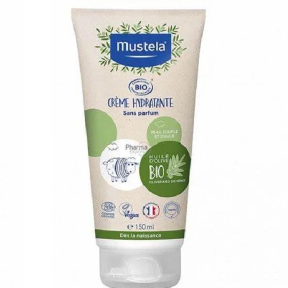 Mustela Bio Crème Hydratante Sans Parfum 150ml