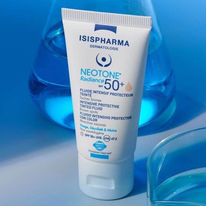 Isispharma Neotone Radiance SPF 50+ Soin Dépigmentant Protecteur Anti-Taches Teinte Claire