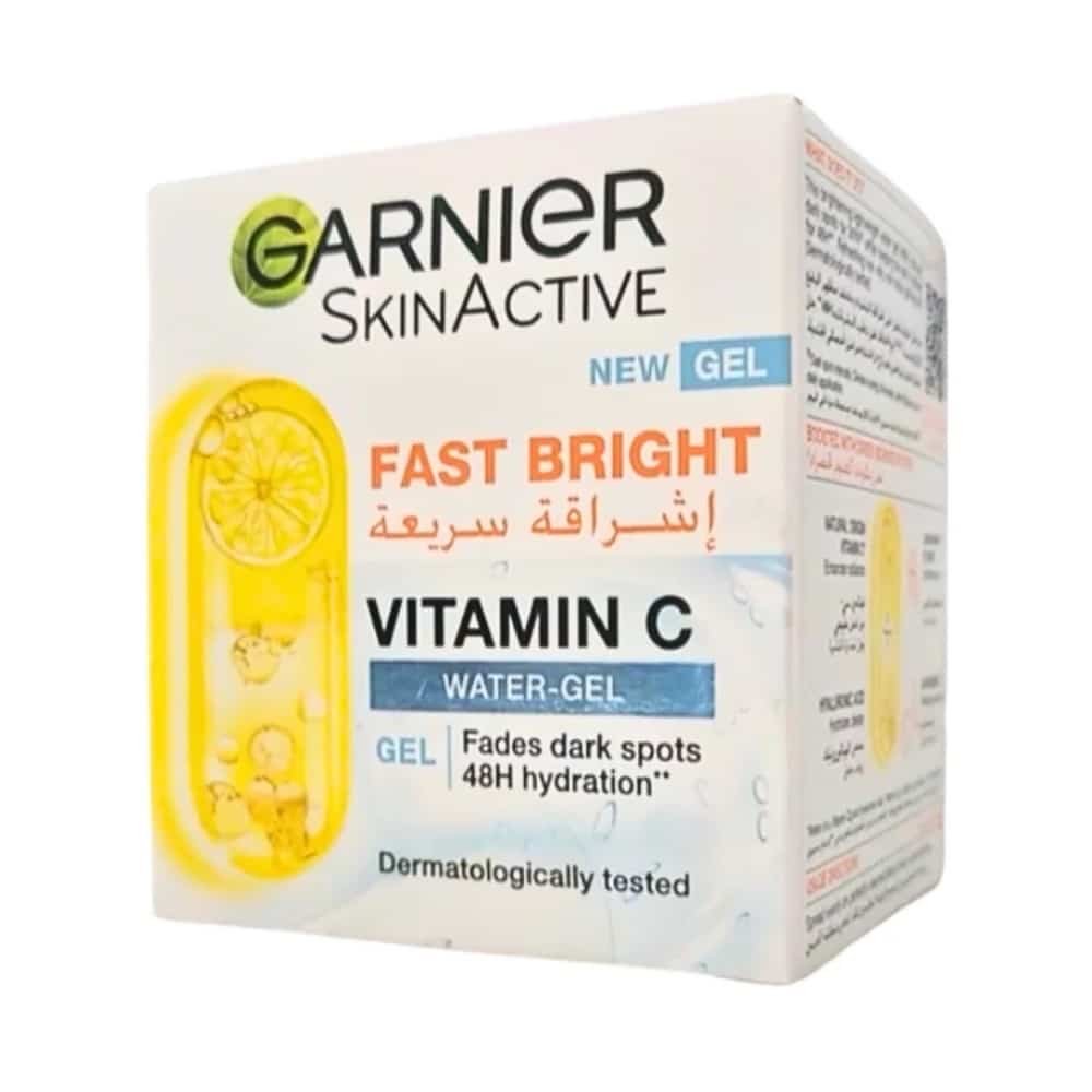 GARNIER FAST BRIGHT VITAMINE C WATER GEL HYDRATATION 48H 50 ML
