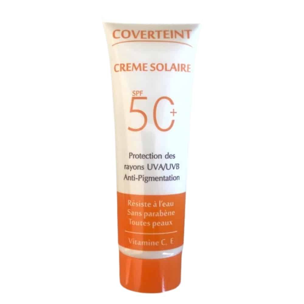 COVERTEINT – Creme Solaire Anti-Pigmentation Invisible SPF50+ – 50ml