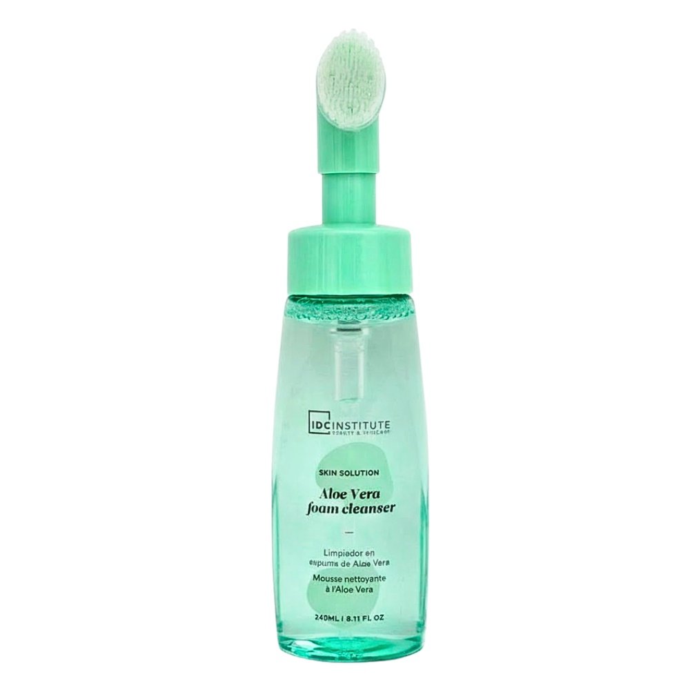 IDC INSTITUTE – Mousse Nettoyante avec Exfobrush – Aloe Vera