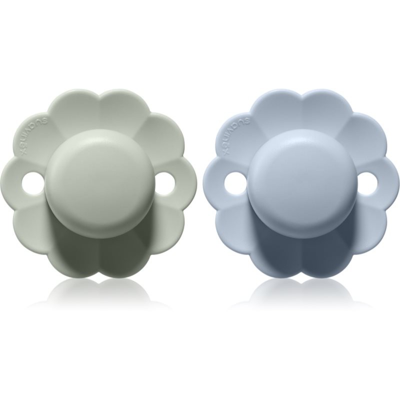 SUAVINEX SELECTION WONDER SUCETTE SILICONE SX PRO 0.6M 2×PCS VERT ET BLEU
