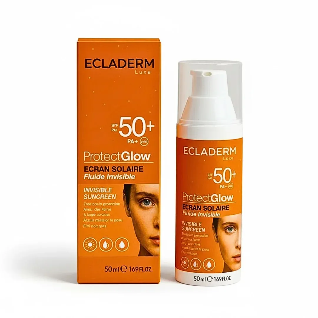 Ecladerm Protect Glow Ecran Fluide Invisible spf50+ 50ml