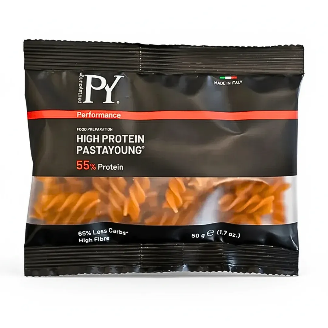 PASTA YOUNG – Fusilli Protein 55% – 50g