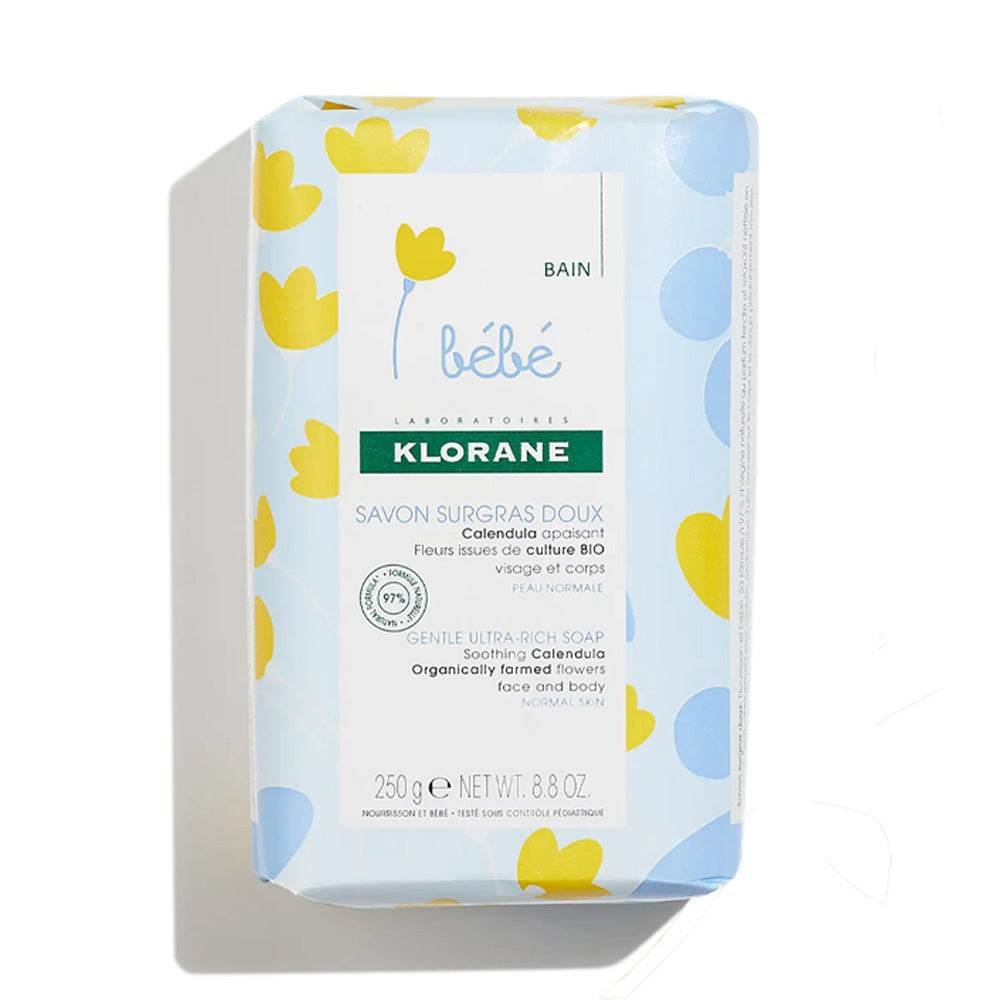 Klorane Bébé Savon Surgras Doux au Calendula 250 g