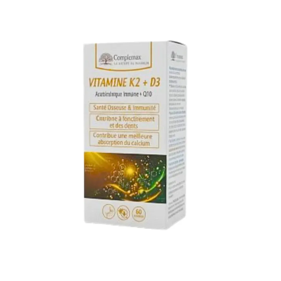 Complemax Vitamine K2+D3 60 Gélules