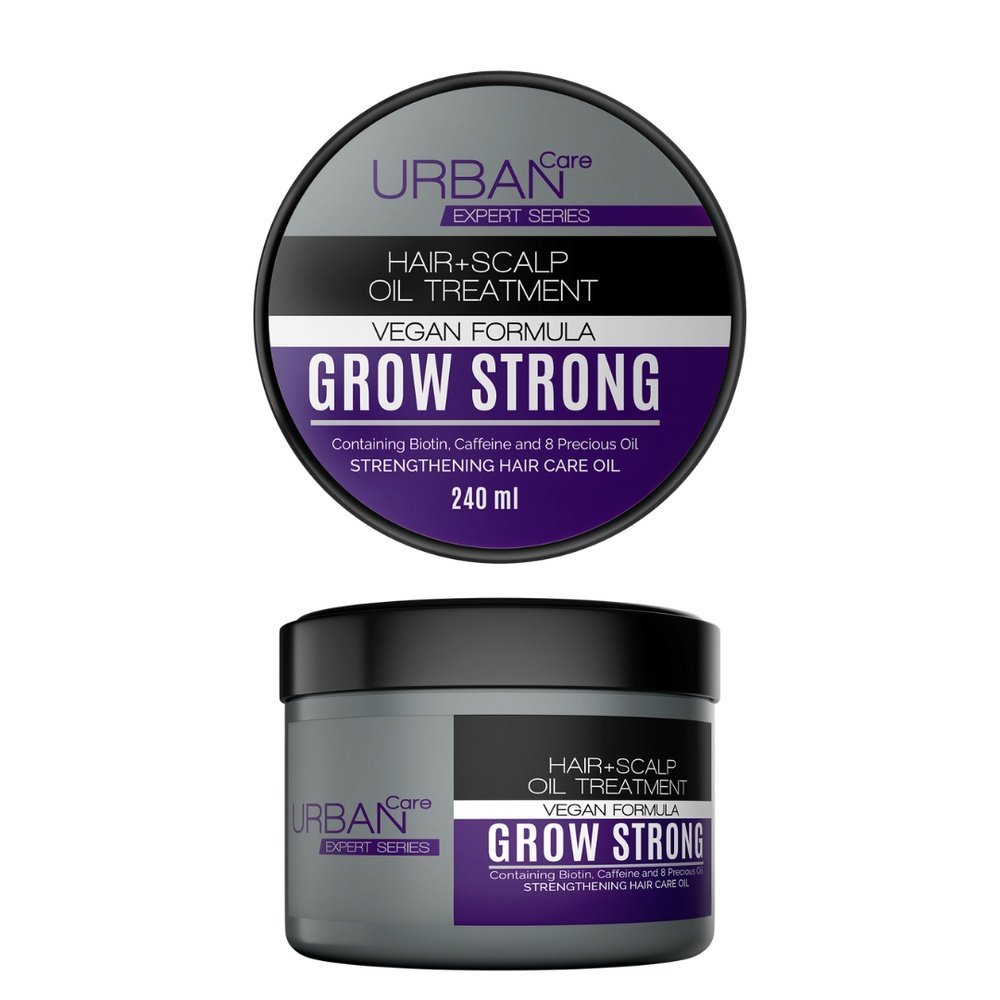 URBAN CARE Biotin & Caffeine N°1 Grow Strong Hair Oil Treatment 240ml
