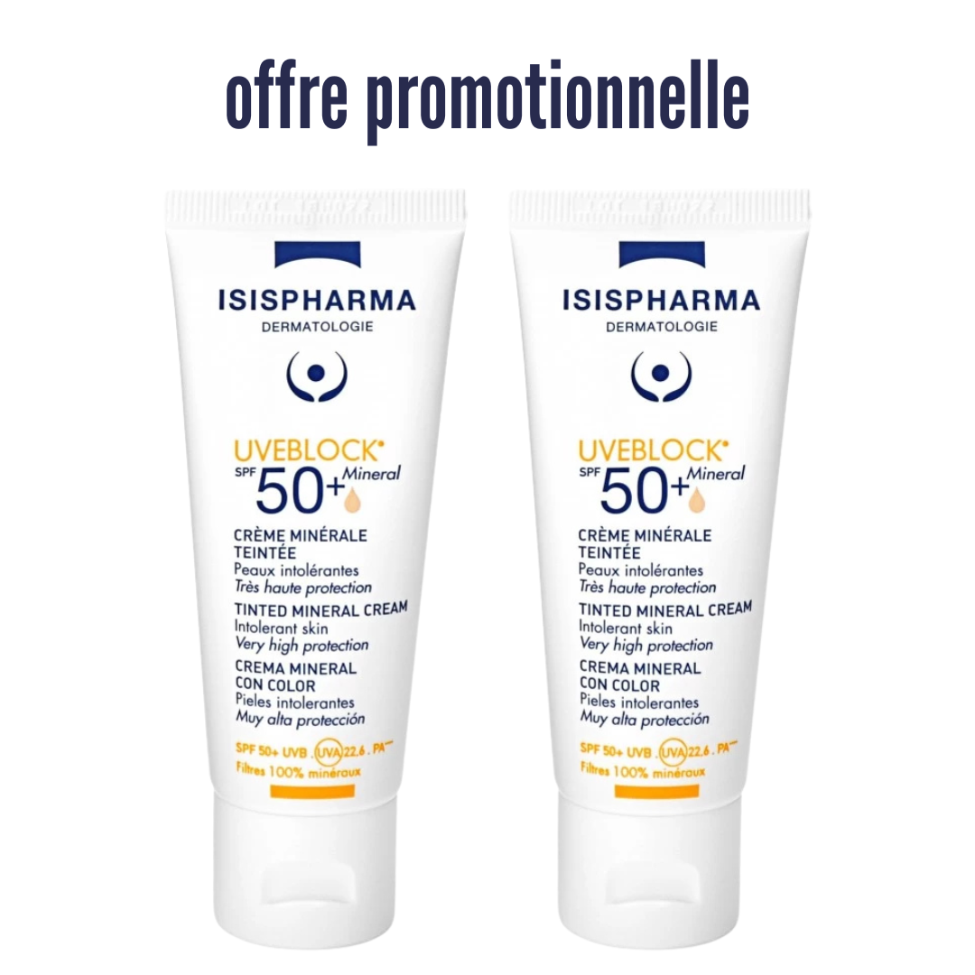 Isispharma Uveblock Minéral Teinté SPF50+ 40ml