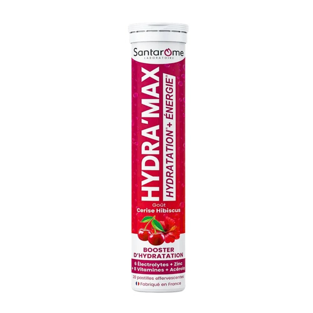 SANTAROME – Hydramax Cerise Hibiscus 20 Pastilles