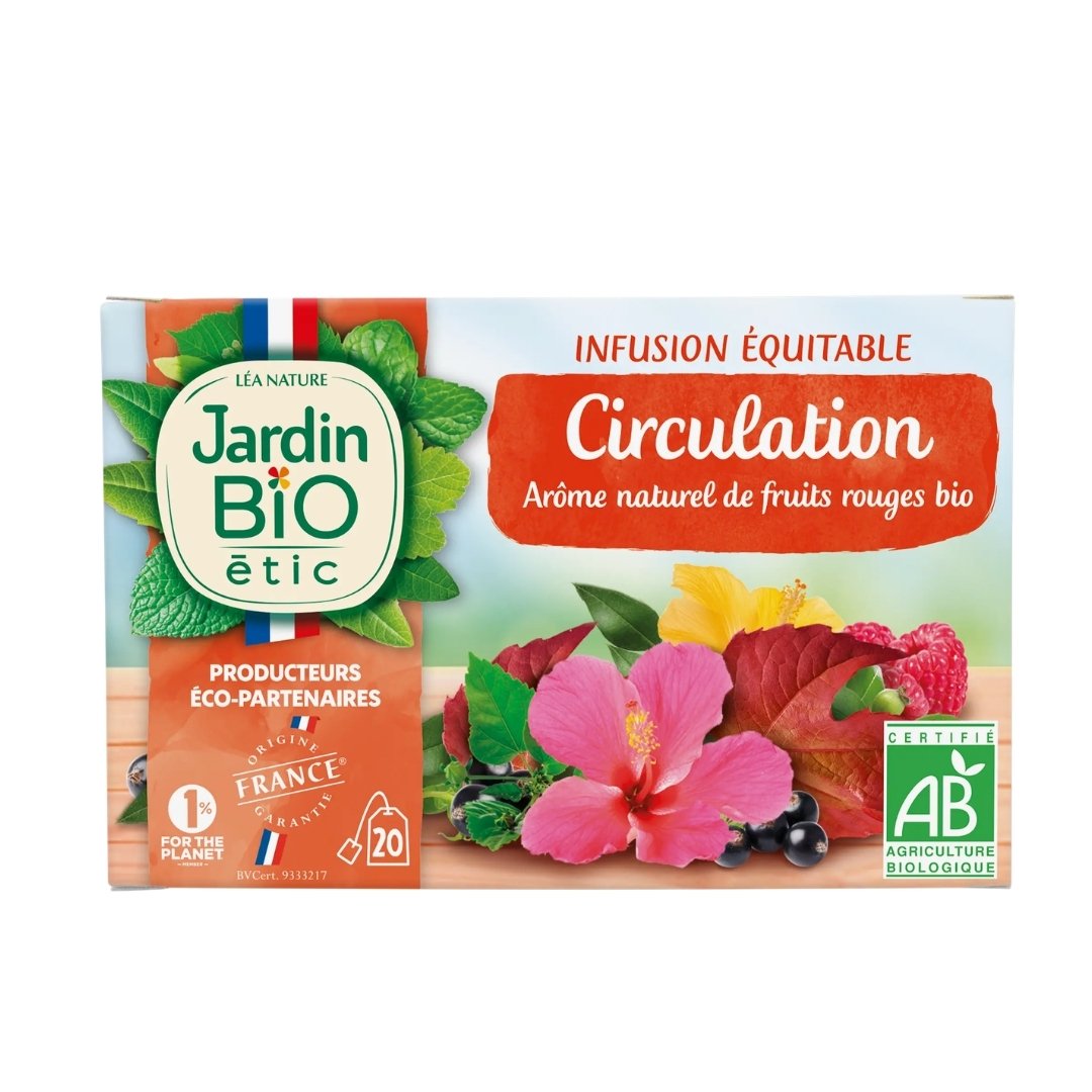 JARDIN BIO Infusion Circulation Sanguine 20 Sachets