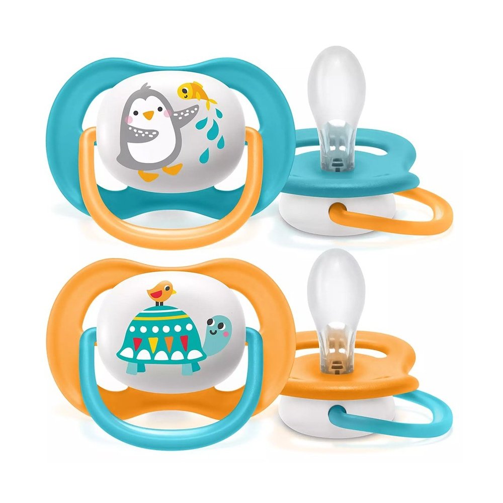 AVENT – SUCETTE ORTHO 6-18M BOY Peng/turt Scf080/07