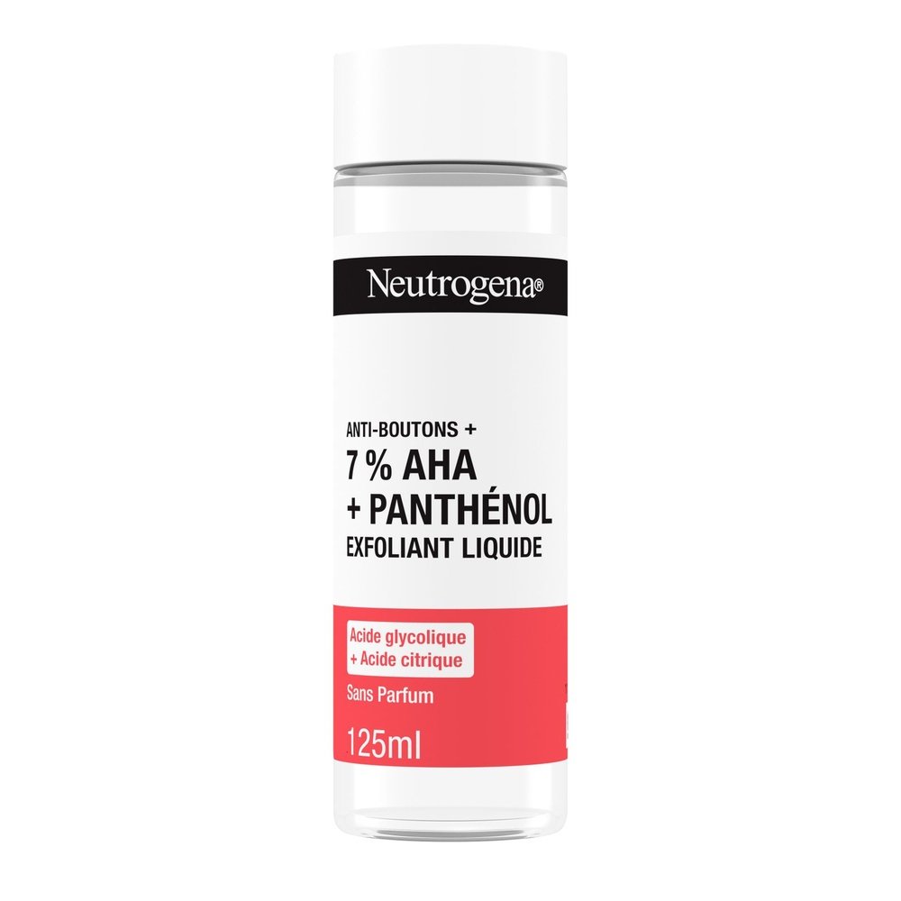NEUTROGENA – Exfoliant Liquide Anti-Boutons + 7 % AHA + Panthenol – 125 ml