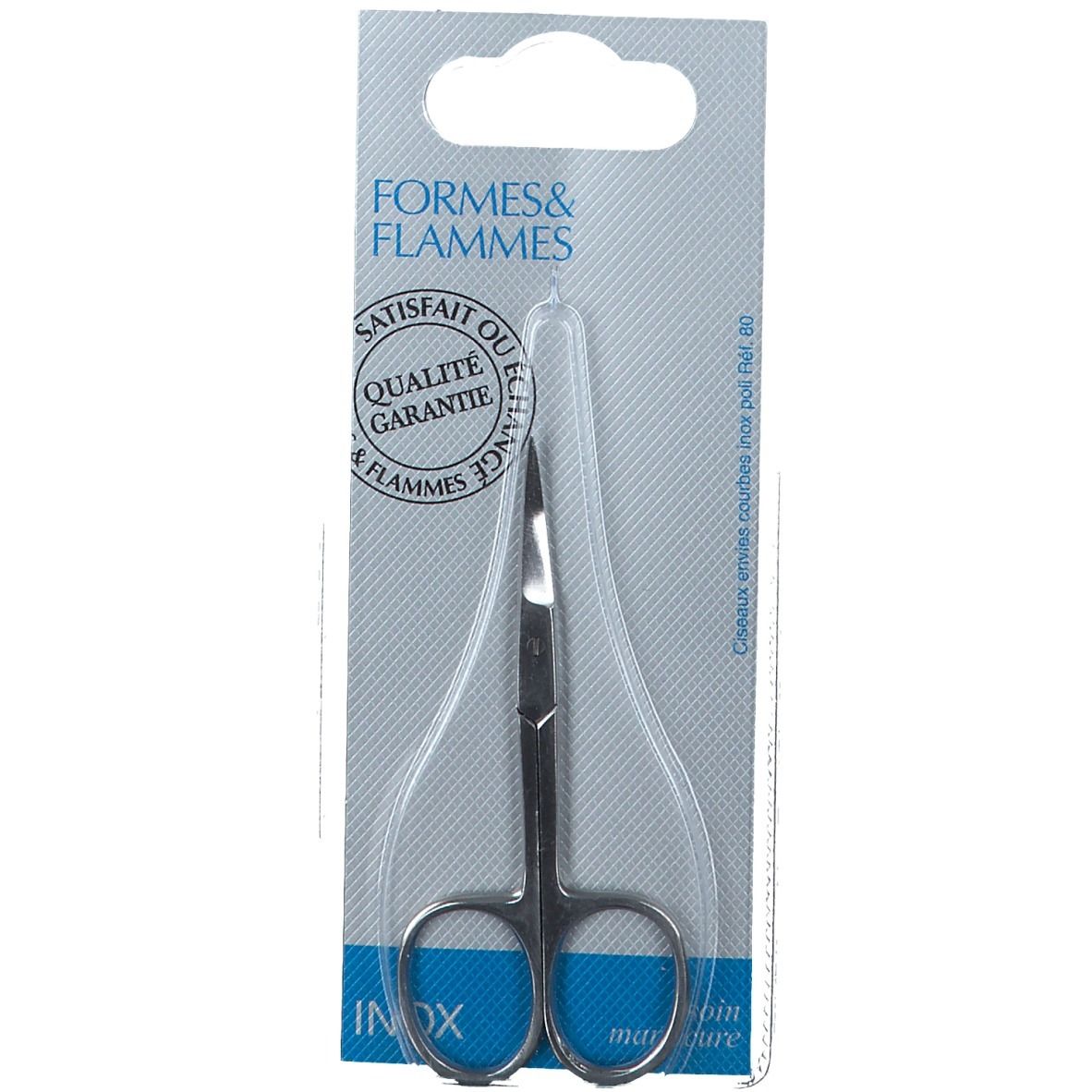 FORMES ET FLAMMES CISEAUX A LAMES COURBES REF 80