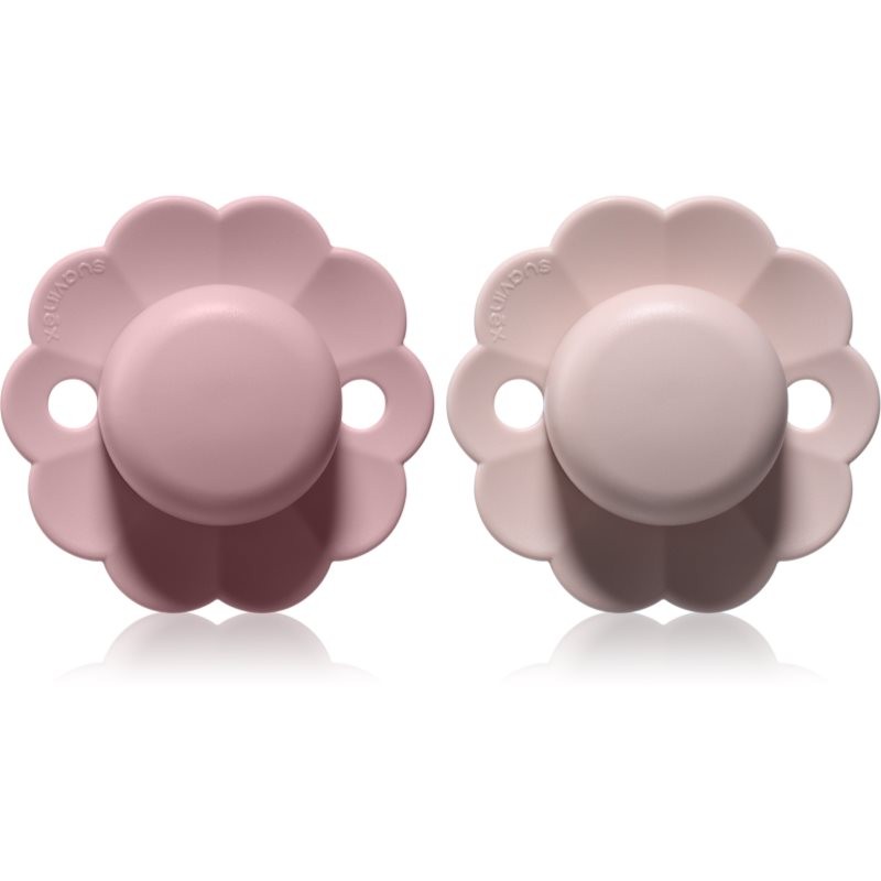 SUAVINEX SELECTION WONDER SUCETTE SILICONE SX PRO 0.6M 2×PCS MAUVE ET ROSE