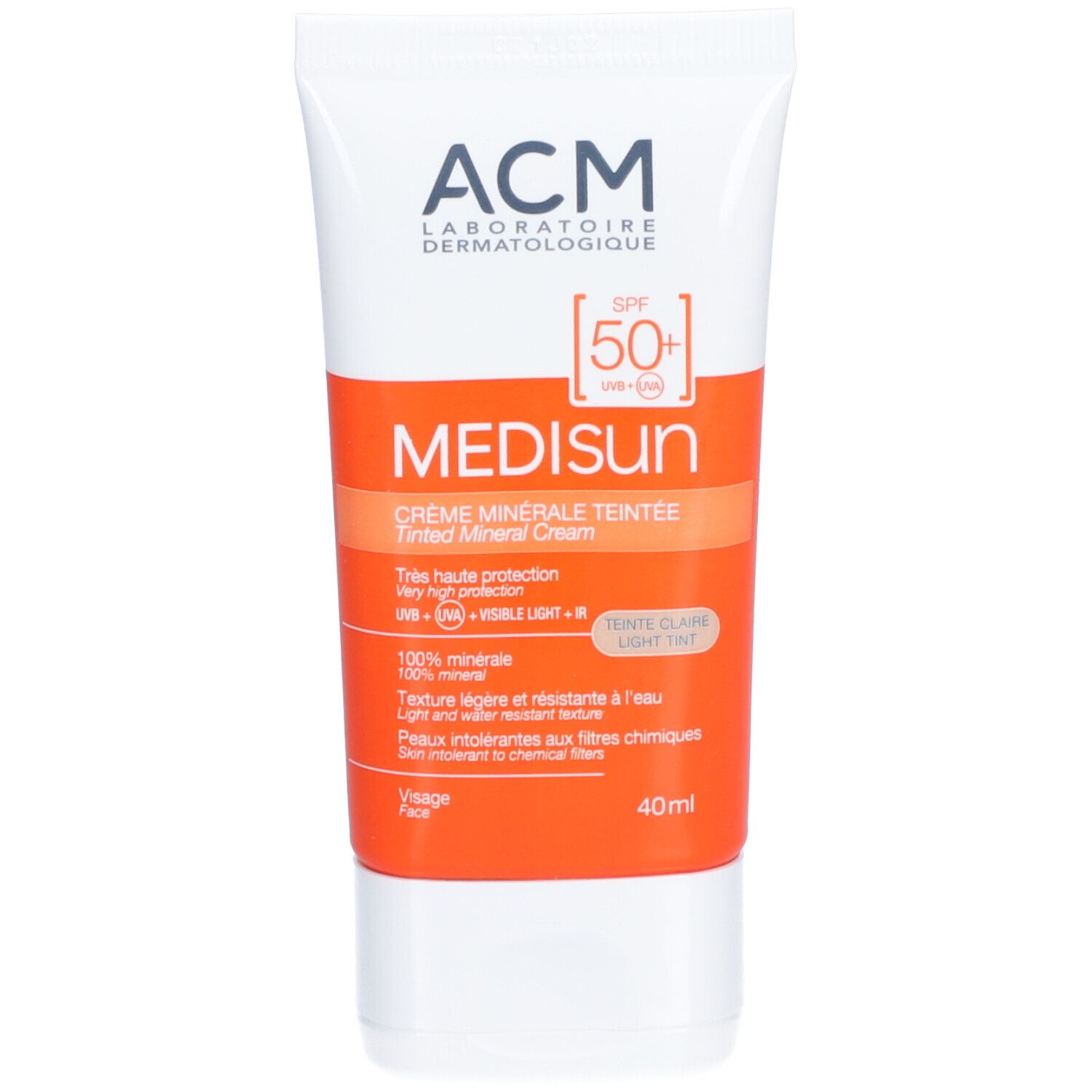 ACM Medisun Crème Minérale Teintée Claire SPF50+ 40ml