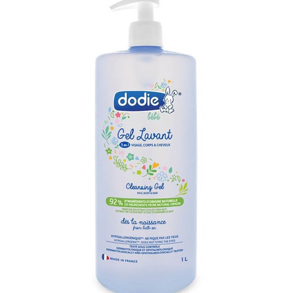 DODIE – Gel Lavant 3 en 1 Flacon Pompe – 1 L