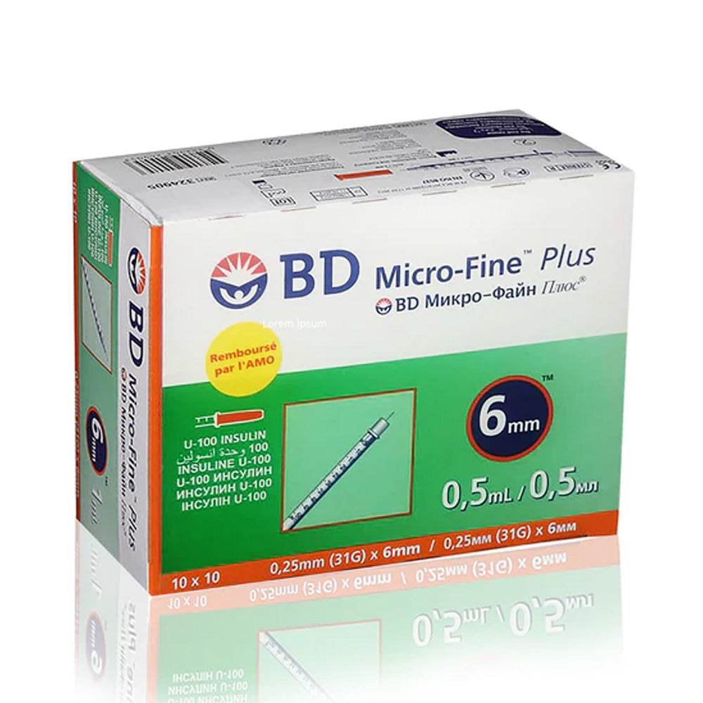 BD micro-fine plus Aiguille Insuline 31G