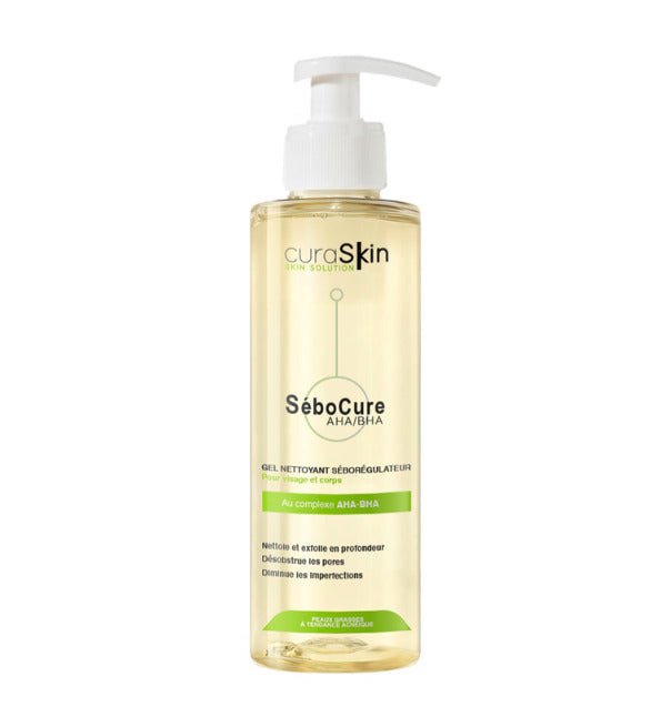 Curaskin Sebocure Gel Nettoyant Seboregulateur 200 ml