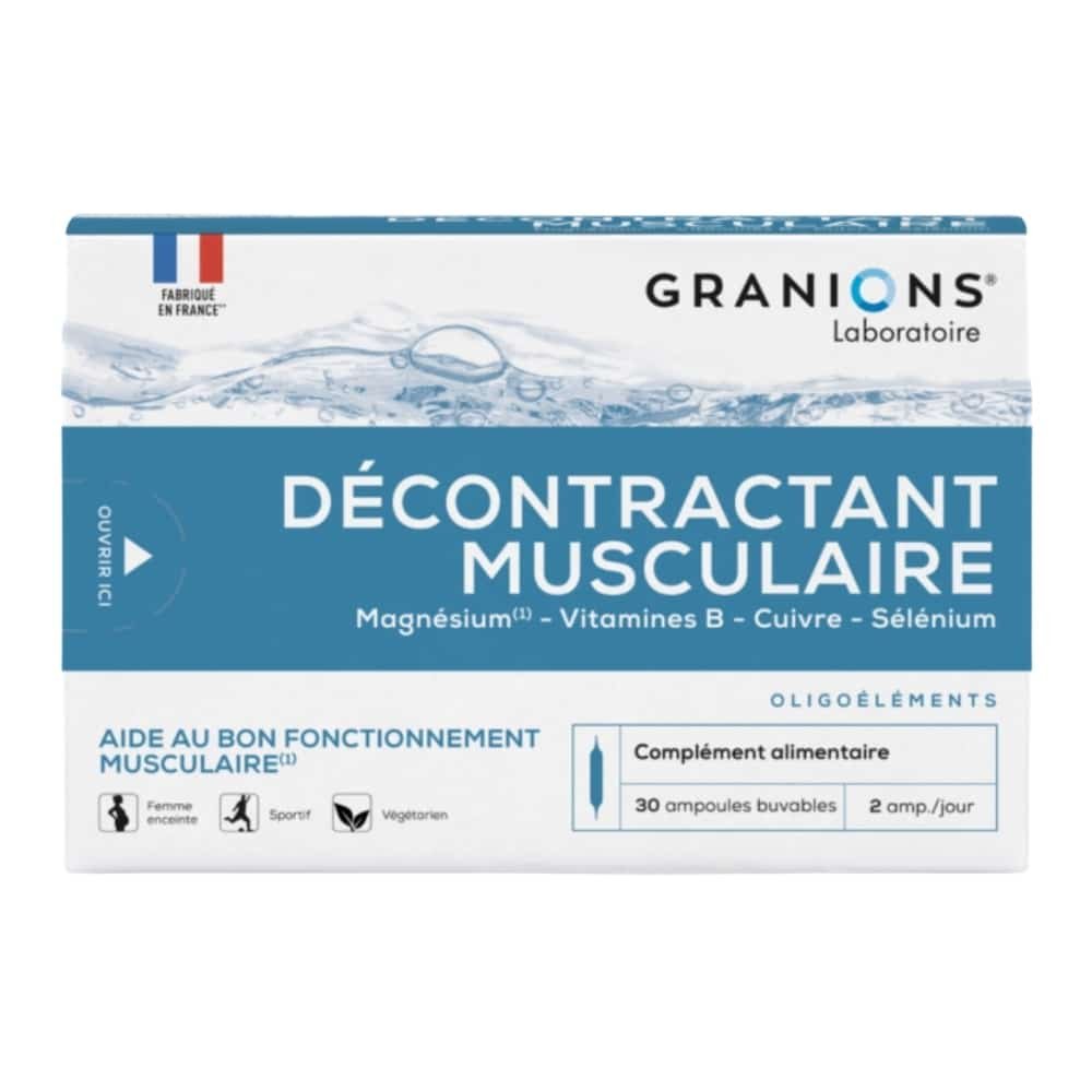 Granions Décontractant Musculaire 30 Ampoules
