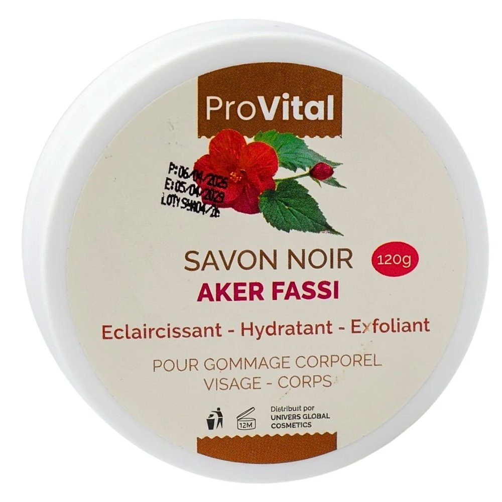 PRO VITAL – Savon Noir Aker Fassi – 120g