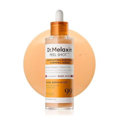 DR MELAXIN PEEL SHOT EXFOLIATING KOJIC ACID TURMERIC SERUM 80 ML