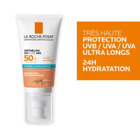 LA ROCHE-POSAY – Anthelios UVMUNE 400 Cr?me Hydratante SPF50+ Teint?e 50ml