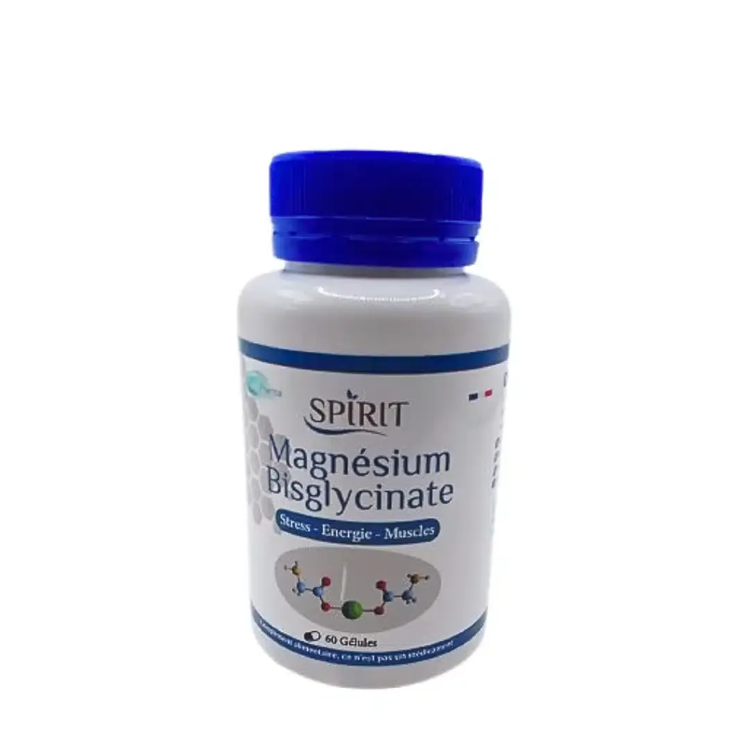 Spirit PHARMA – Magnesium Bisglycinate 60 gelules