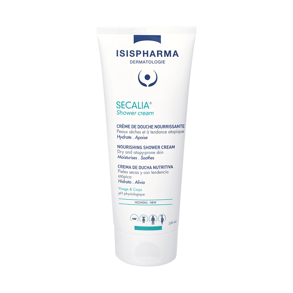 Isispharma Secalia Crème De Douche Nourrissante Nettoyant Doux Peau Atopique 200 ml